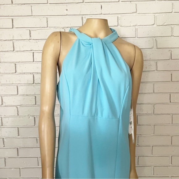 Julia Jordan Women’s Halter-Neck Sleeveless Sheath Dress - Picture 2 of 9